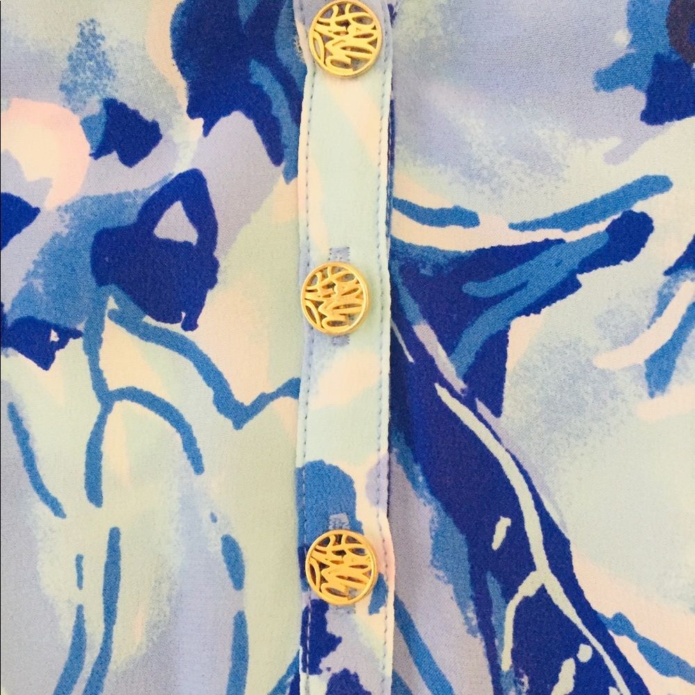 Lilly Pulitzer Silk Elsa Top - Picture 7 of 9